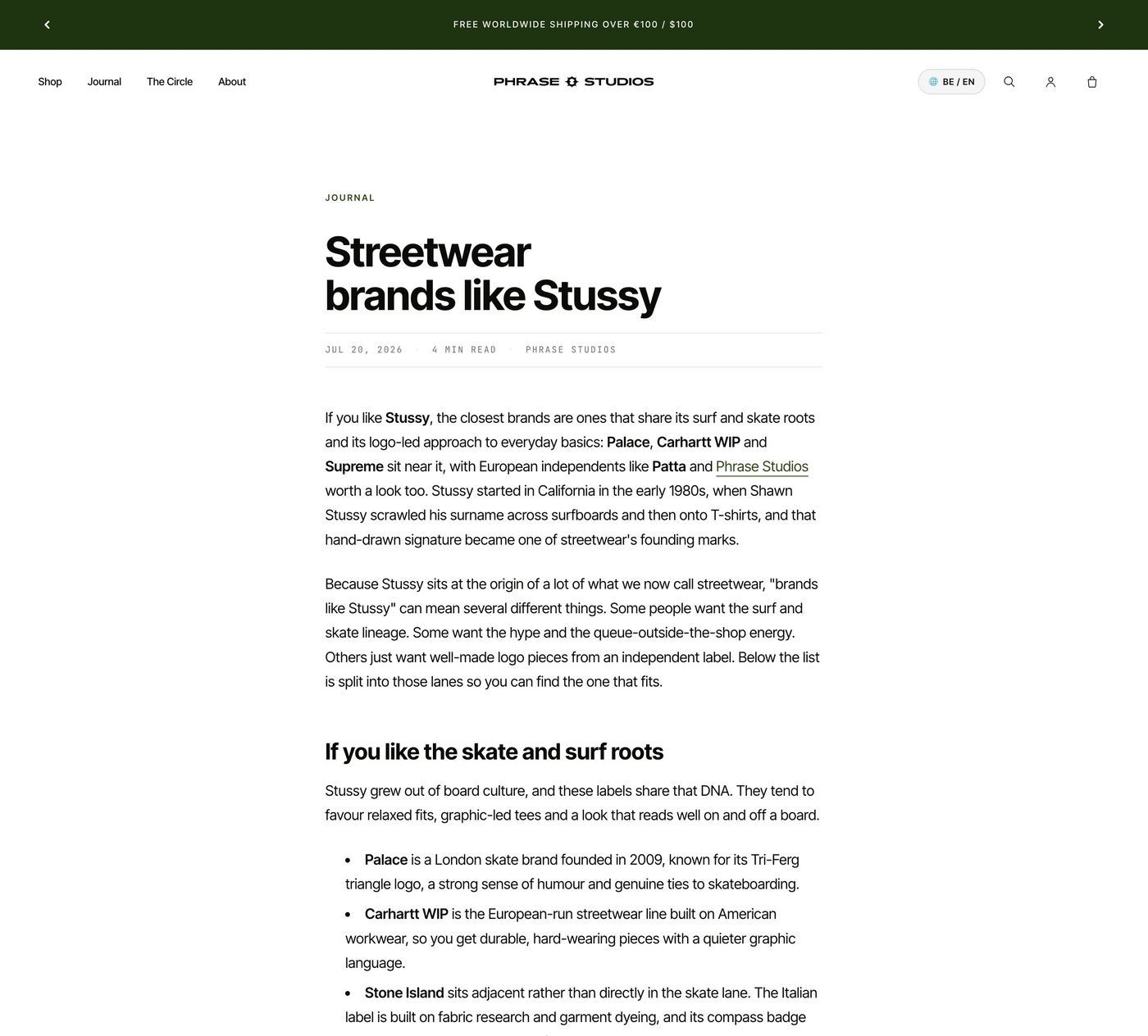 A brands like X article